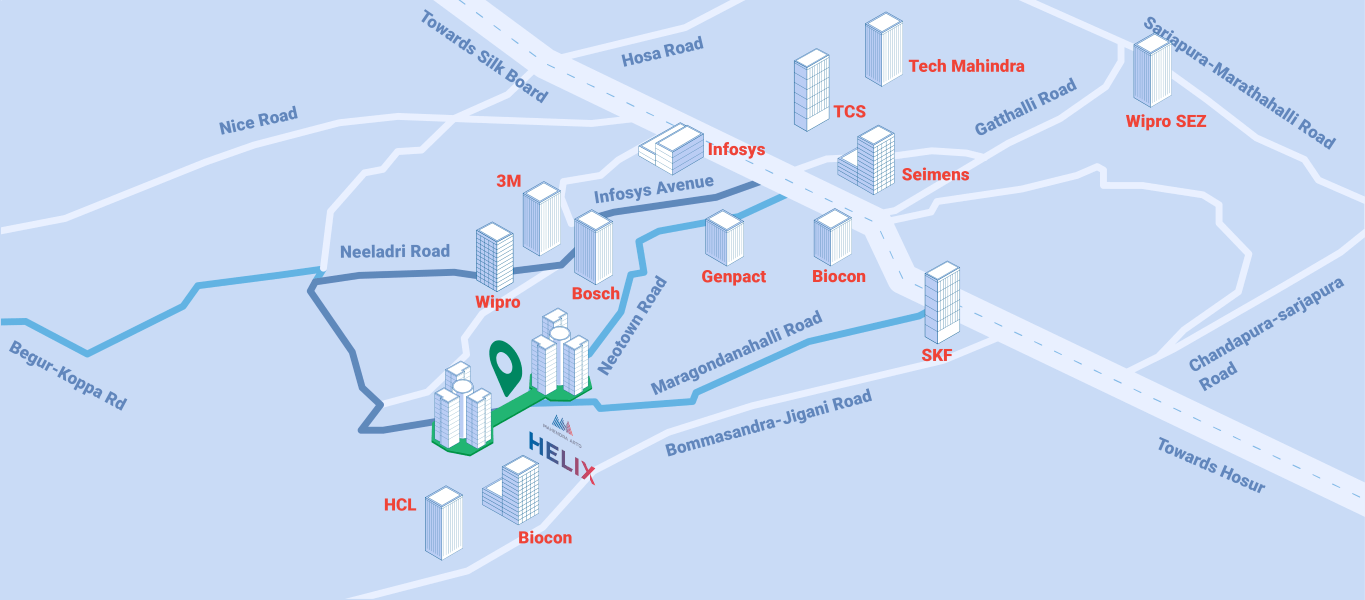 Companies near Mahendra Arto Helix